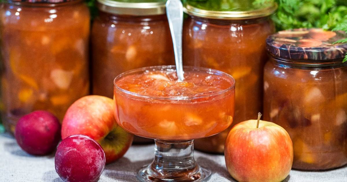 ТОП 7 рецептов приготовления яблочно-сливового повидла на зиму