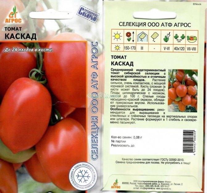 Томат каскад: описание сорта, отзывы, фото, урожайность | tomatland.ru
