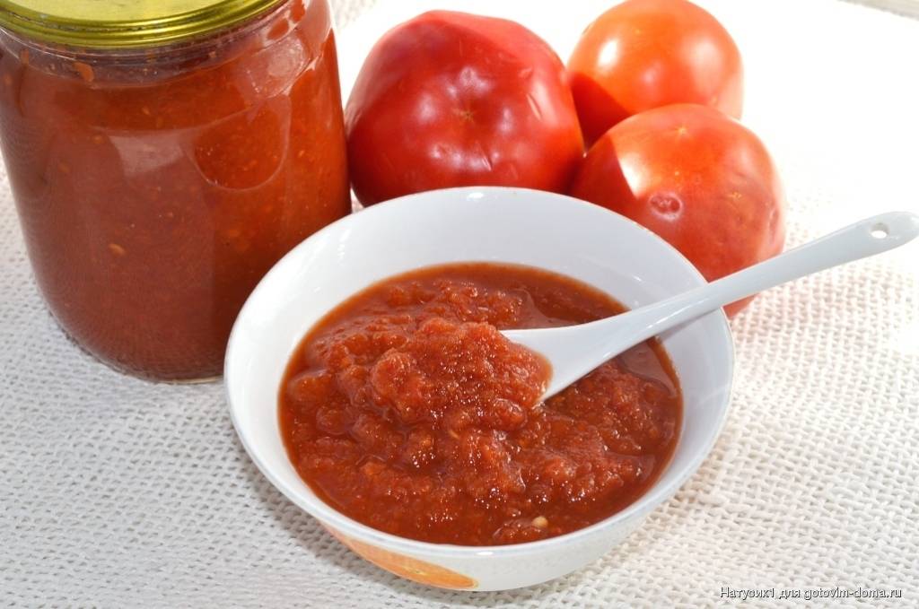 Пошаговый рецепт приготовления томатного соуса с базиликом на зиму