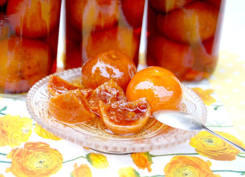Рецепт аппетитного варенья из мандаринов с кожурой