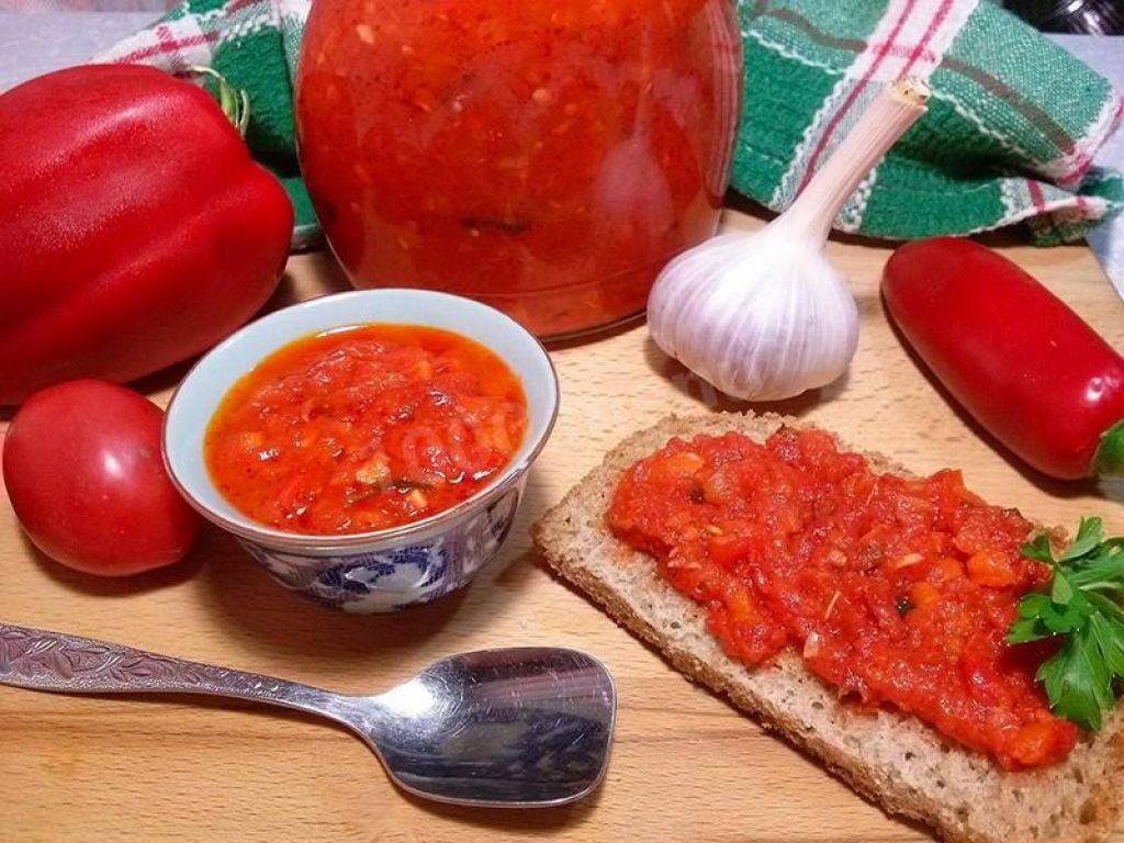Сладкая аджика на зиму из перца и помидоров: 12 лучших пошаговых рецептов с фото