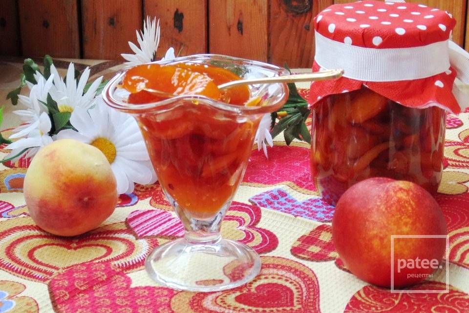 Варенье из персиков на зиму -пошаговый рецепт с фото
