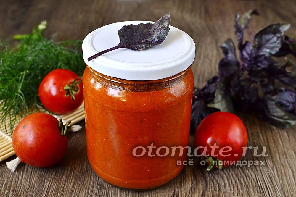 Соус из помидор на зиму: простые рецепты приготовления в домашних условиях