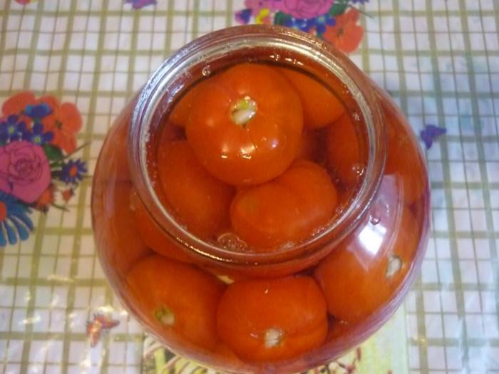 Маринованные помидоры на зиму — очень вкусные и сладкие!