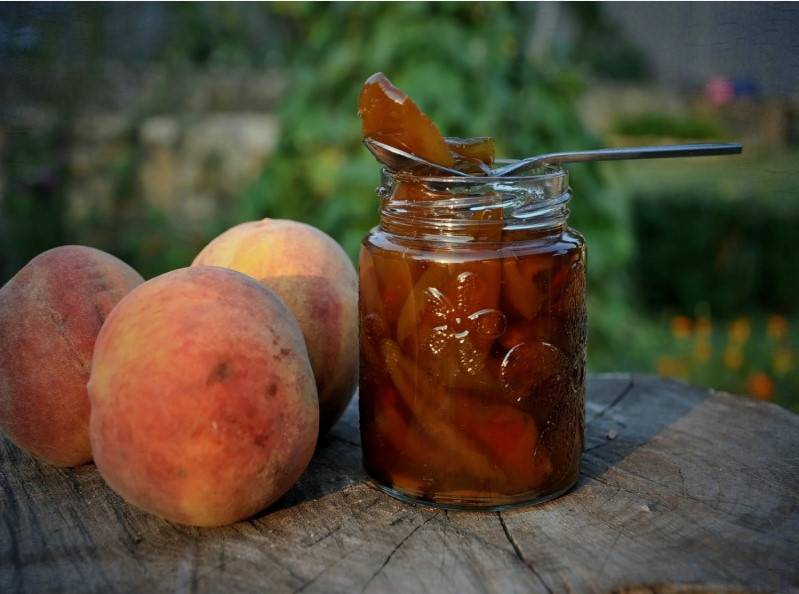Варенье из персиков на зиму: простой рецепт без стерилизации, с лимоном, без замачивания, пятиминутка – рецепты с фото