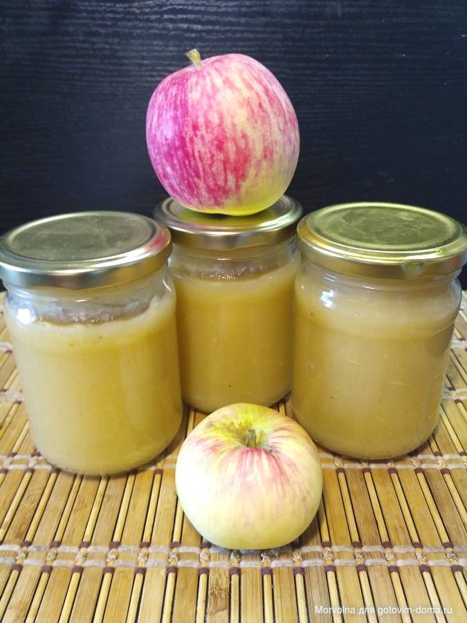 Яблочное пюре на зиму: рецепты как сделать пюре из яблок в домашних условиях | все о рукоделии