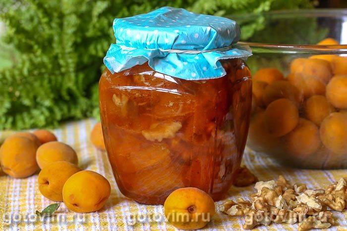 8 лучших рецептов варенья из персиков с грецкими орехами на зиму