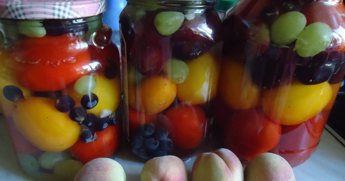 Вкусные рецепты консервирования помидоров с виноградом на зиму